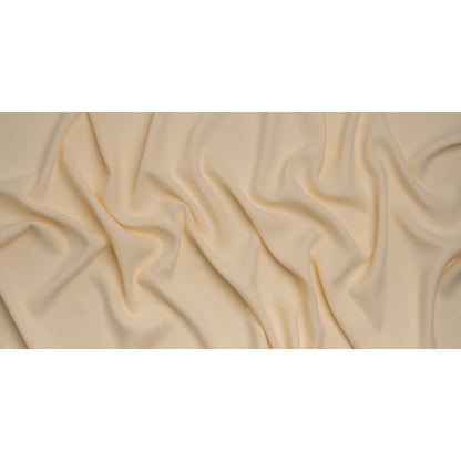 Stretch Polyester Crepe by Alex Perry - Cream - Designer Deadstock