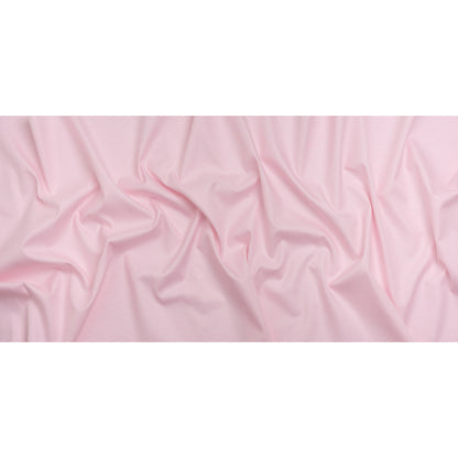 Cotton Oxford Shirting - Baby Pink and White Micro Checks - Deadstock