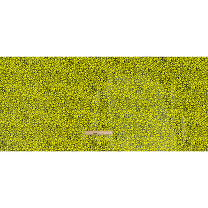 Printed Reflective Fabric - Fluorescent Yellow with Black Web Full