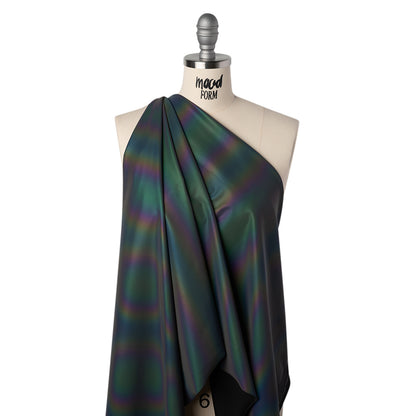 Reflective Spandex Knit with 4-Way Stretch - Rainbow Drape
