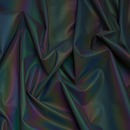Reflective Spandex Knit with 4-Way Stretch - Rainbow