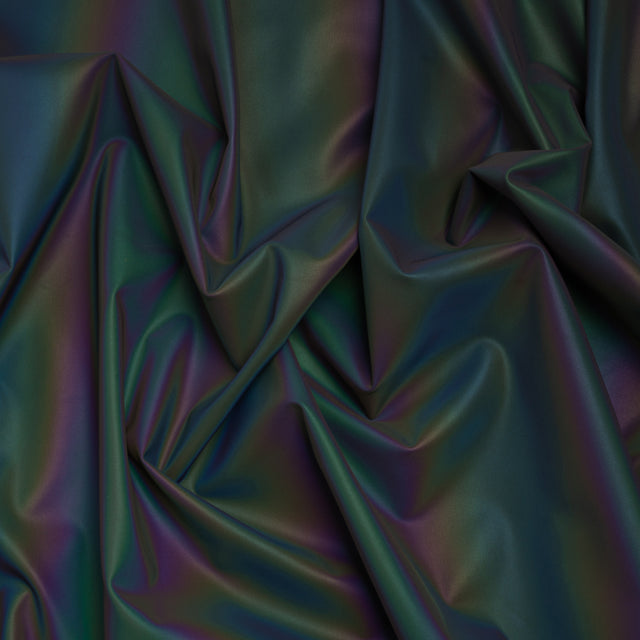 Reflective Spandex Knit with 4-Way Stretch - Rainbow