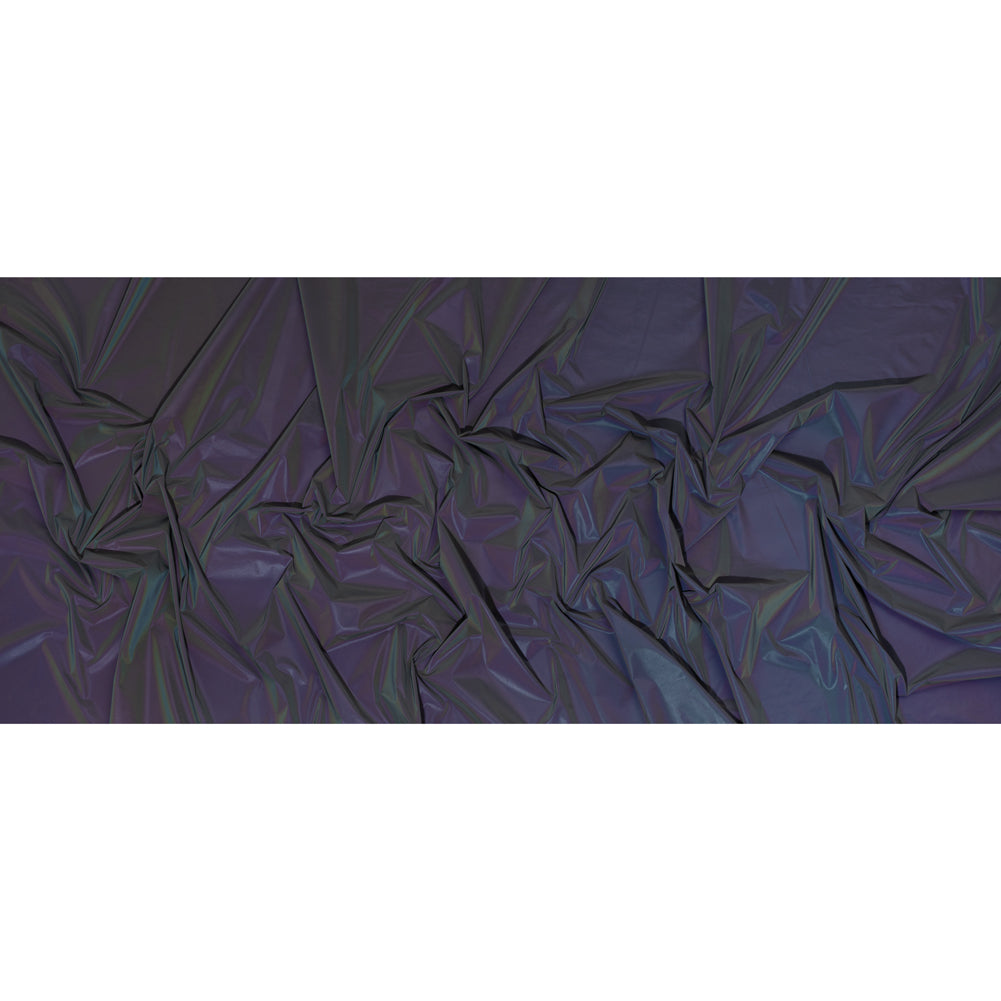 Super Soft Reflective Fabric - Rainbow on Black - Full