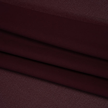 Polyester Chiffon - Burgundy - Designer Deadstock Folded