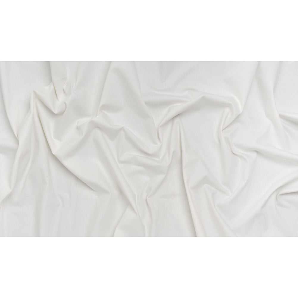 Cotton Blend Stretch Denim - White - Deadstock - Full