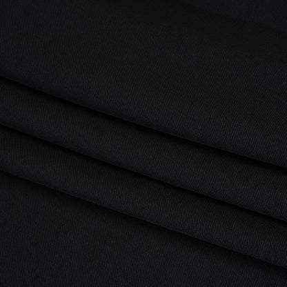 Wool Twill Suiting by Alexander McQueen - Black - Designer Deadstock