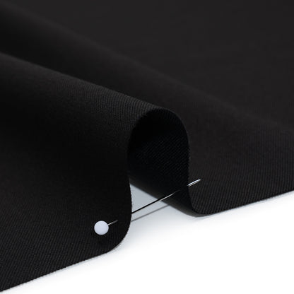 Wool Twill Suiting by Alexander McQueen - Black - Designer Deadstock