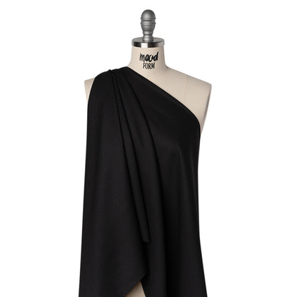 Wool Twill Suiting by Alexander McQueen - Black - Designer Deadstock