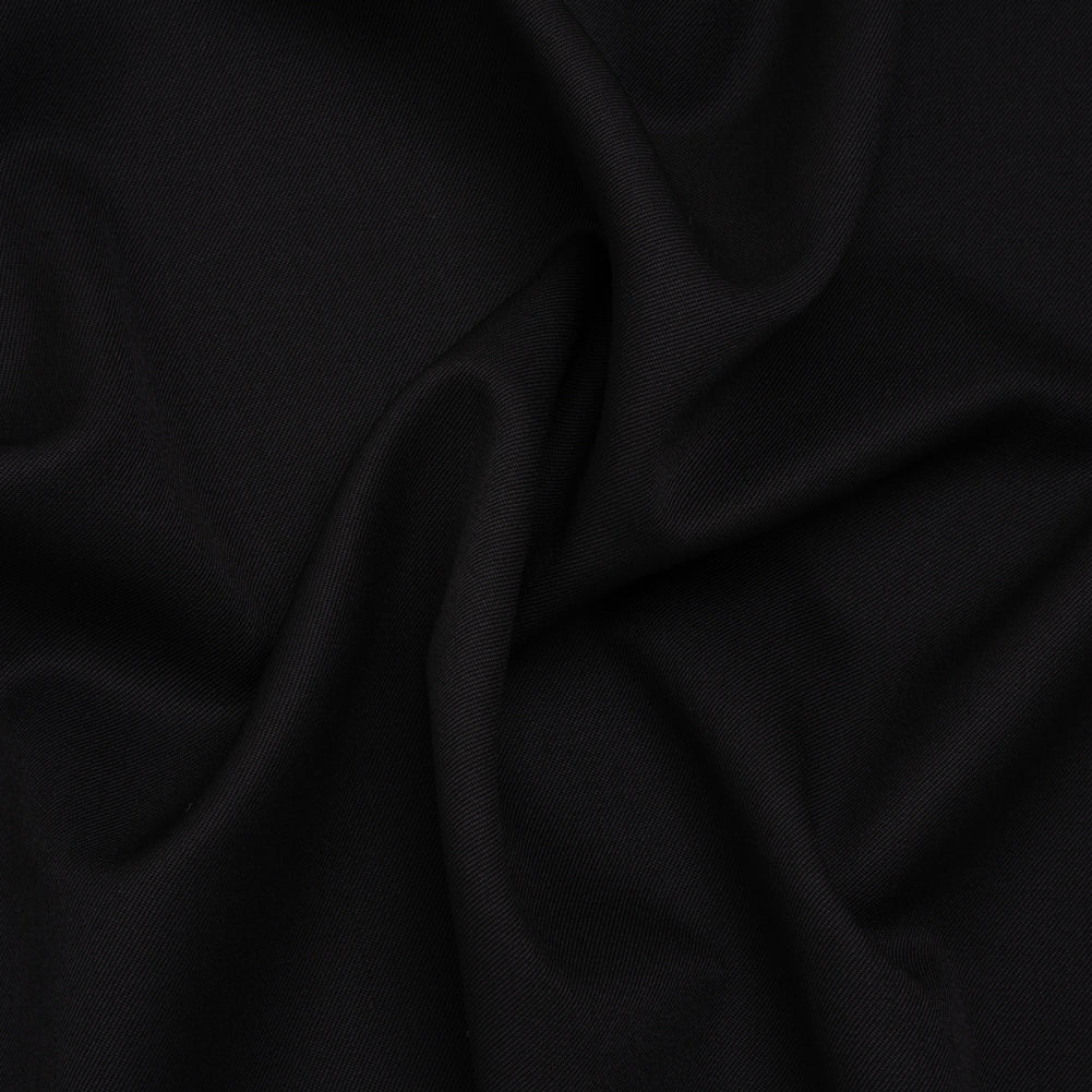 Wool Twill Suiting by Alexander McQueen - Black - Designer Deadstock