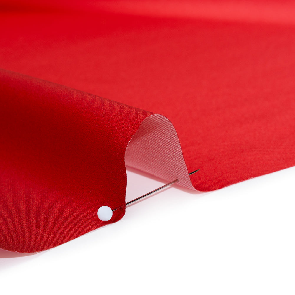 Silk Charmeuse Print 16MM, Made in Italy - Burgundy, Red and Pink Ombre - Full - Image 4 of 6