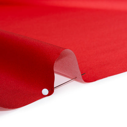 Silk Charmeuse Print 16MM, Made in Italy - Burgundy, Red and Pink Ombre