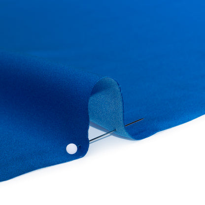Silk Charmeuse Print 16MM, Made in Italy - Sky Blue, Bright Blue and Navy Ombre Full