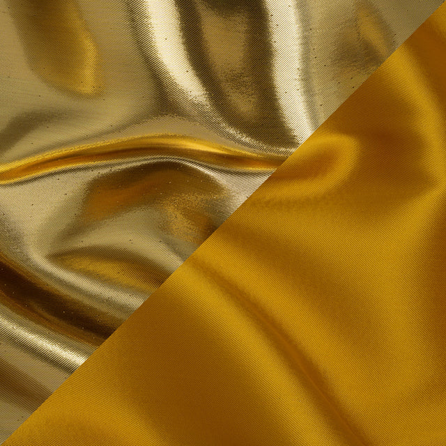 Double Faced Lame Mikado - Golden Yellow - Sara Collection