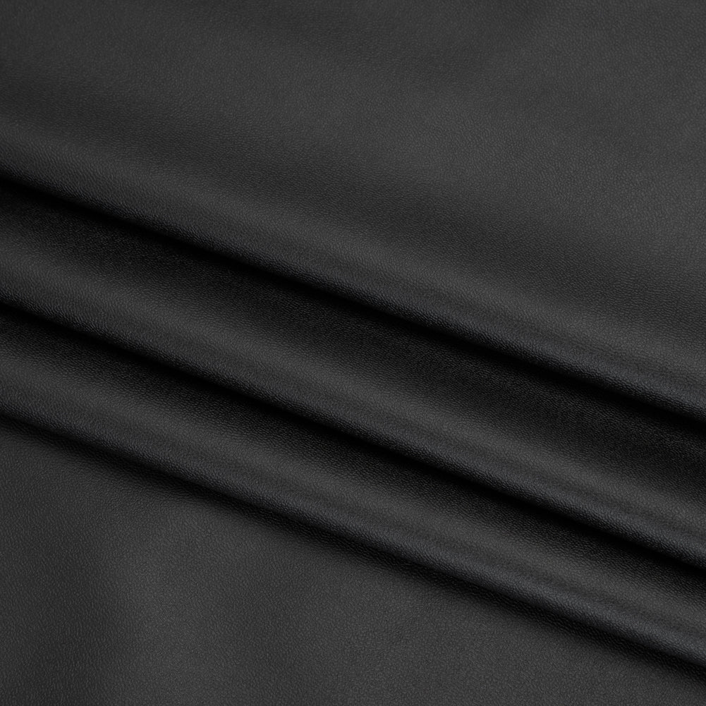 Yaya Han Stretch Faux Leather/Pleather - Pebbled Black - Cosplay Collection - Folded