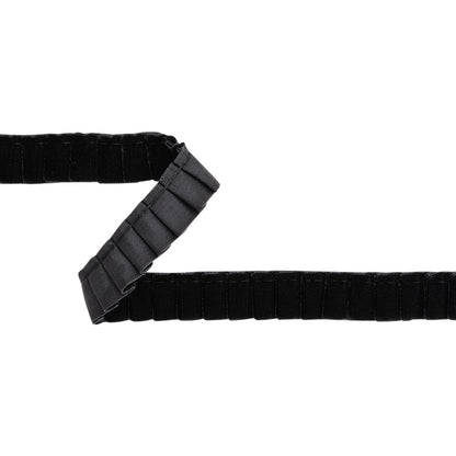 Yaya Han Pleated Velveteen Ribbon Trim - Black, 1" - Cosplay Collection