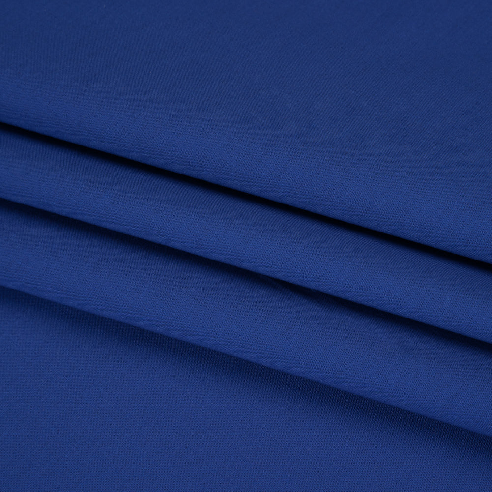 Sew Classic Solid Quilting Cotton Fabrics - Dark Royal Blue Folded