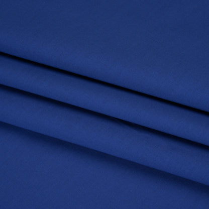 Sew Classic Solid Quilting Cotton Fabrics - Dark Royal Blue Folded