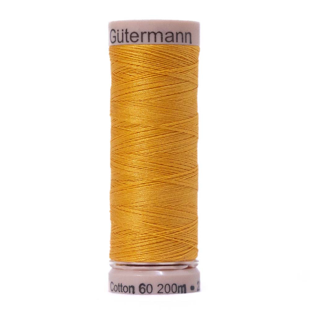 Gutermann 60 Wt Natural Cotton Thread 200m - 1661 Light Topaz