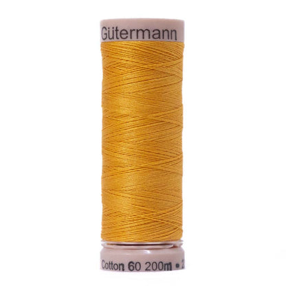 Gutermann 60 Wt Natural Cotton Thread 200m - 1661 Light Topaz