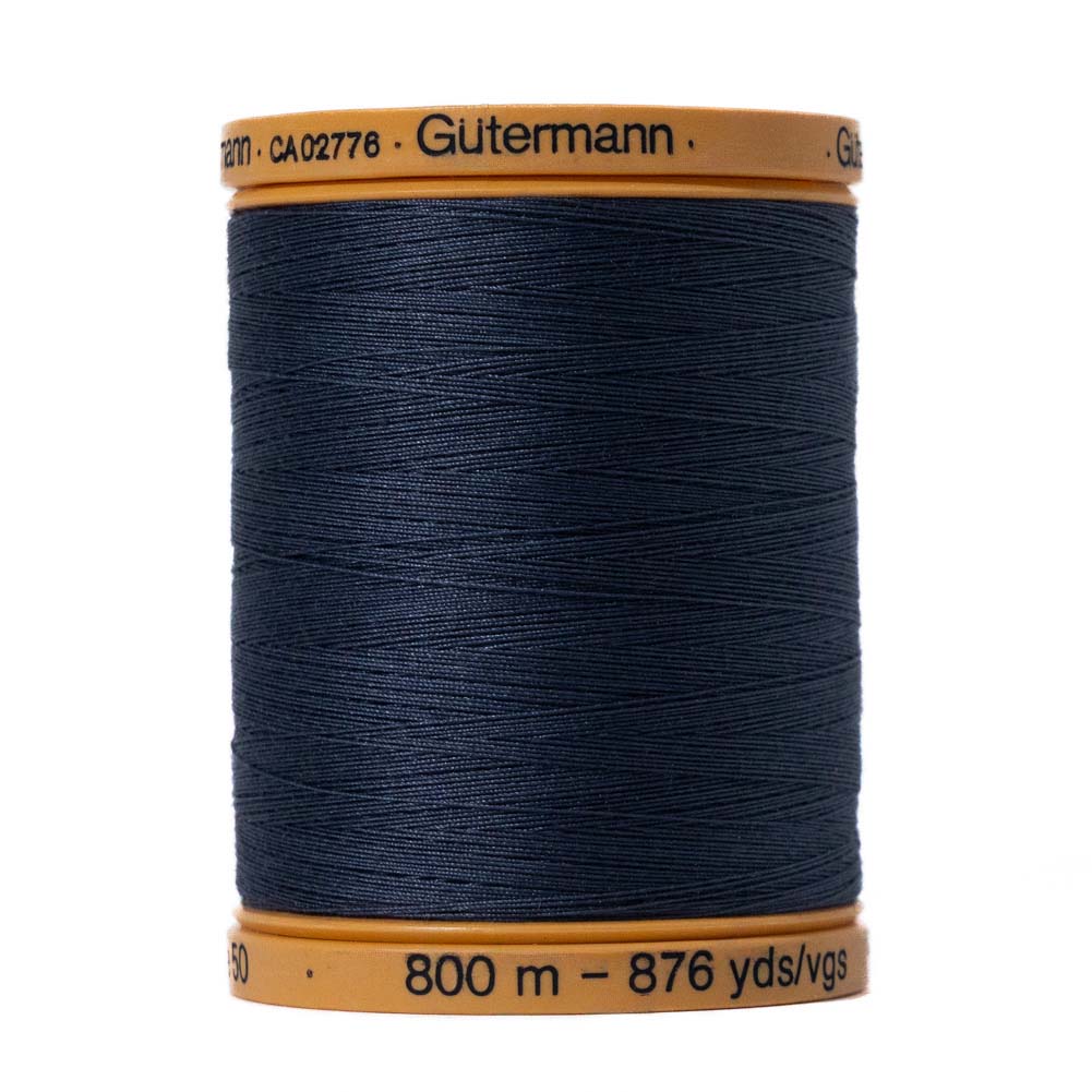 Gutermann Natural Cotton Thread 800m - 5413 Evening Blue