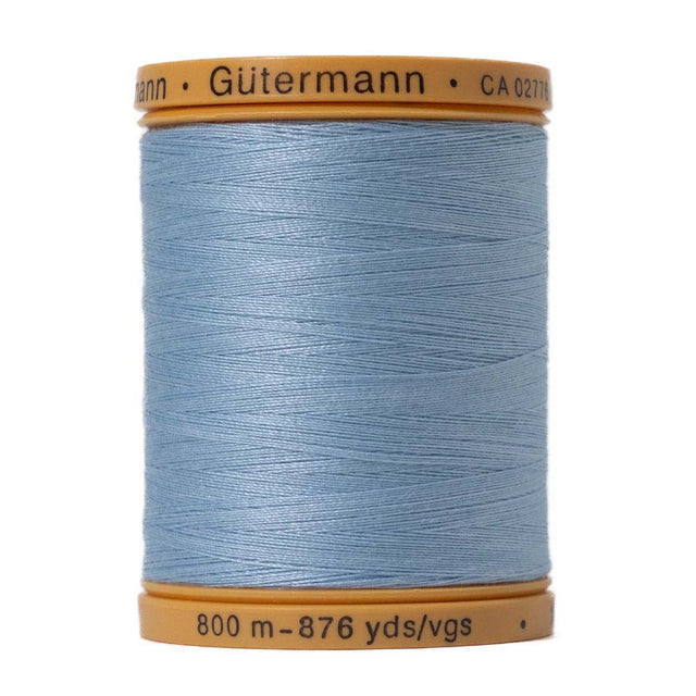 Gutermann Natural Cotton Thread 800m - 6217 Powder Blue