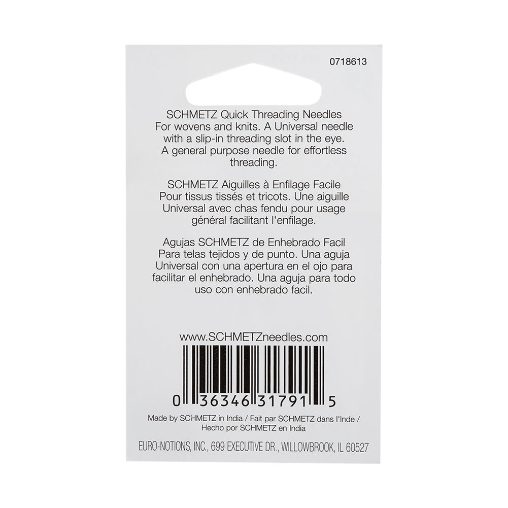 Schmetz Self-Threading Machine Needles - 90/14 - 5 ct - Detail