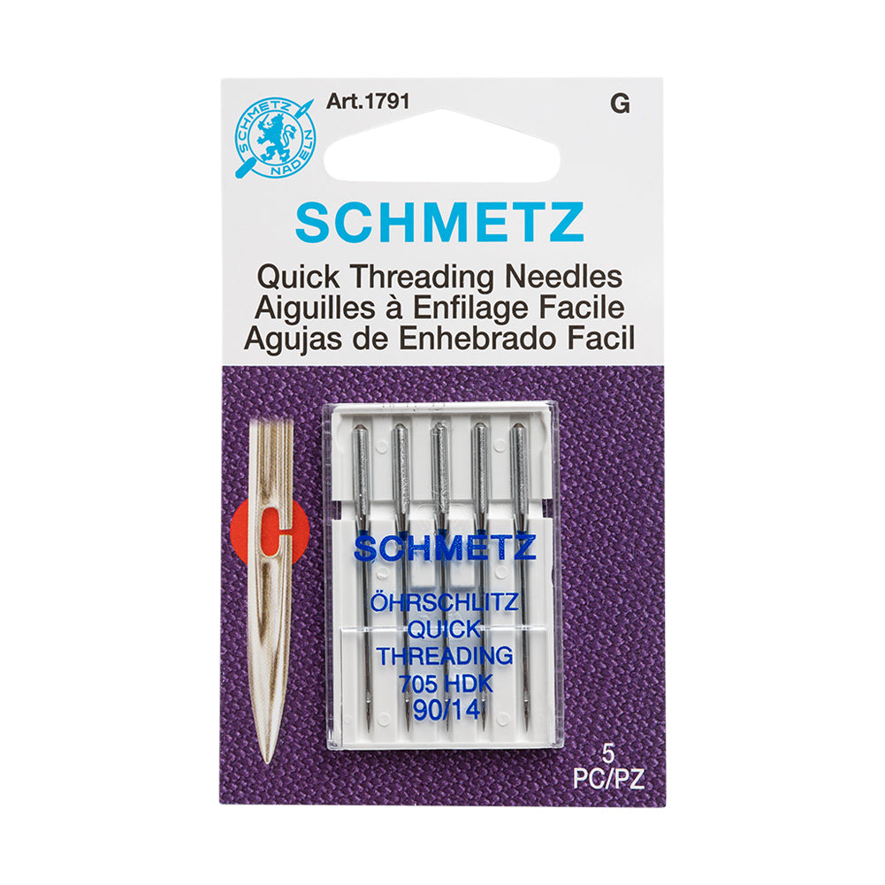 Schmetz Self-Threading Machine Needles - 90/14 - 5 ct