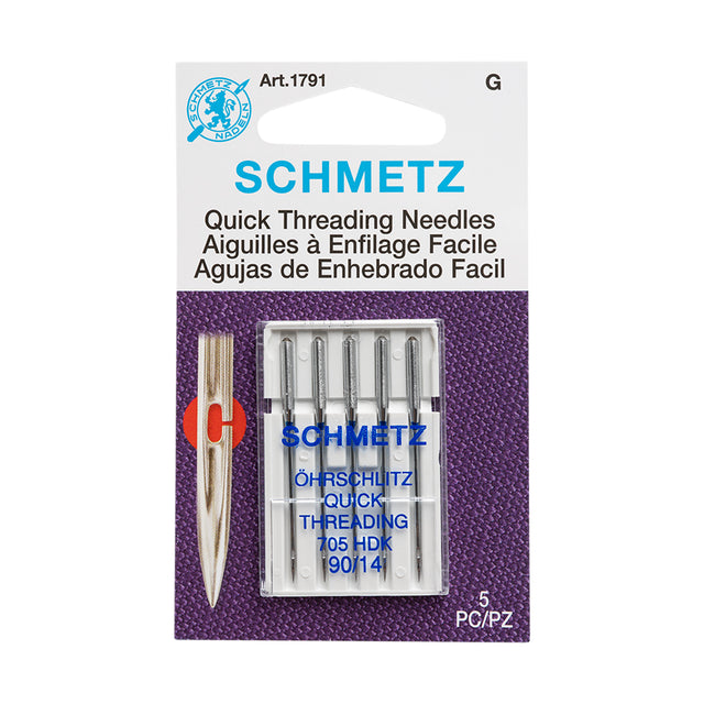 Schmetz Self-Threading Machine Needles - 90/14 - 5 ct