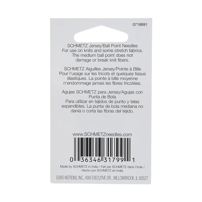 Schmetz Jersey/Ball Point Machine Needles - 100/16 - 5 ct