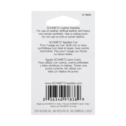 Schmetz Leather Machine Needles - Assorted Sizes - 5 ct