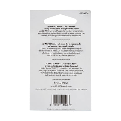 Schmetz Chrome Universal Machine Needles - 70/10 - 5 ct