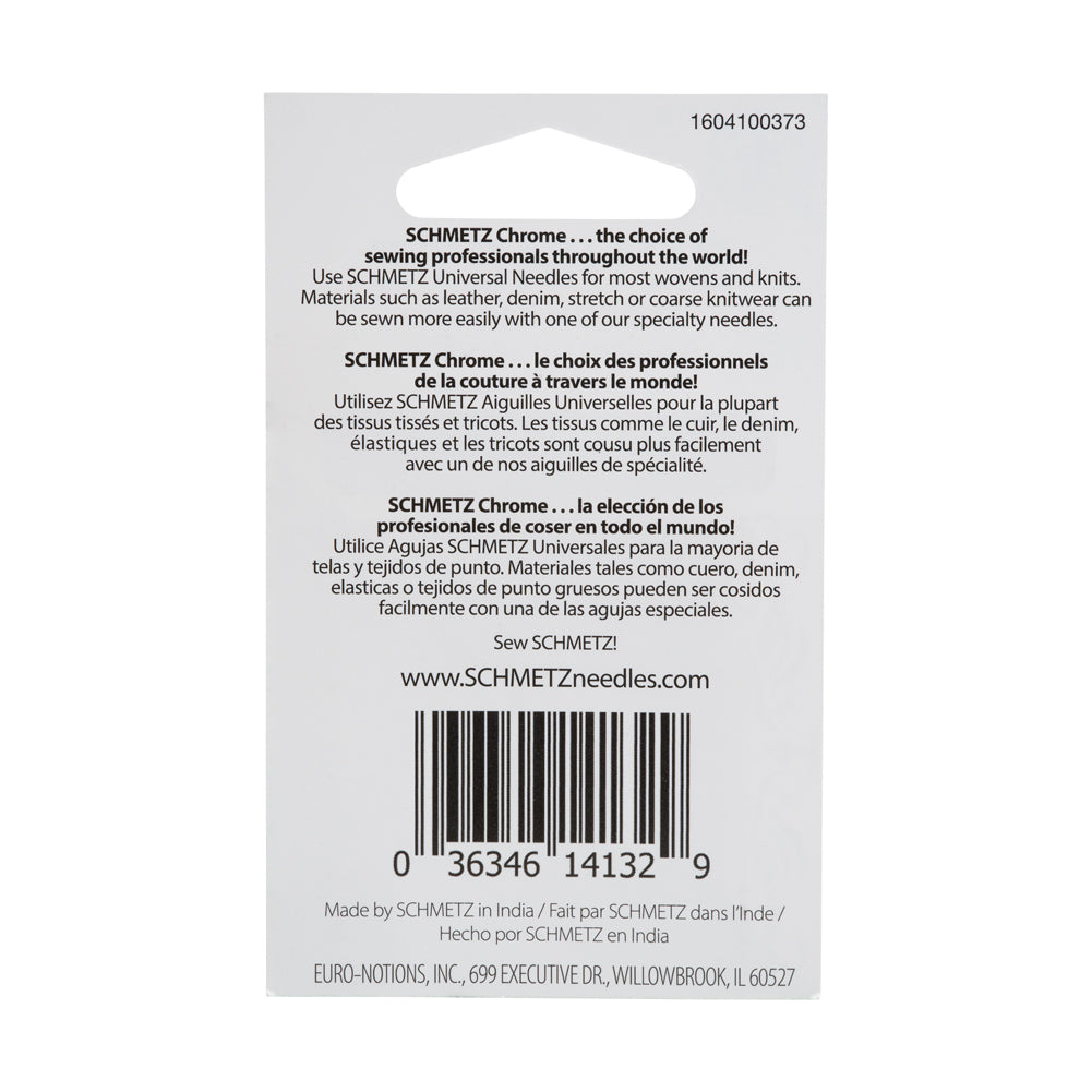 Schmetz Chrome Universal Machine Needles - 70/10 - 10 ct - Detail