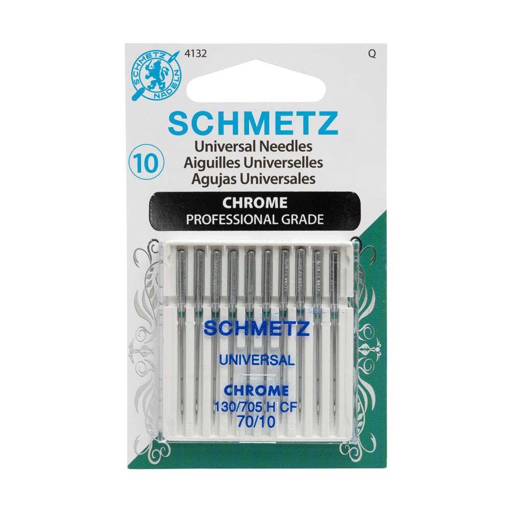 Schmetz Chrome Universal Machine Needles - 70/10 - 10 ct