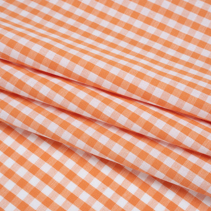 Cotton Gingham 0.25" - Orange - Londrina Collection