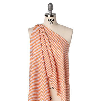 Cotton Gingham 0.25" - Orange - Londrina Collection