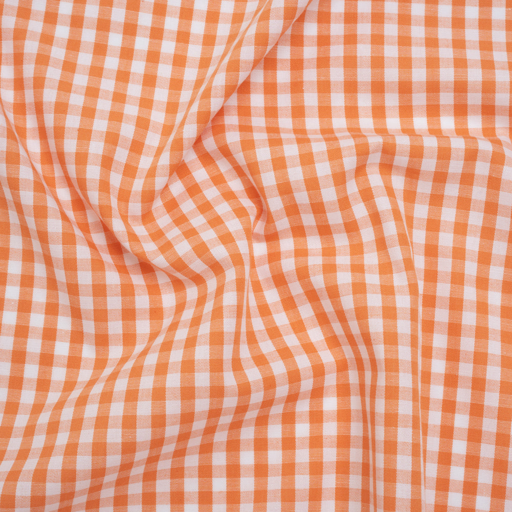 Cotton Gingham 0.25" - Orange - Londrina Collection