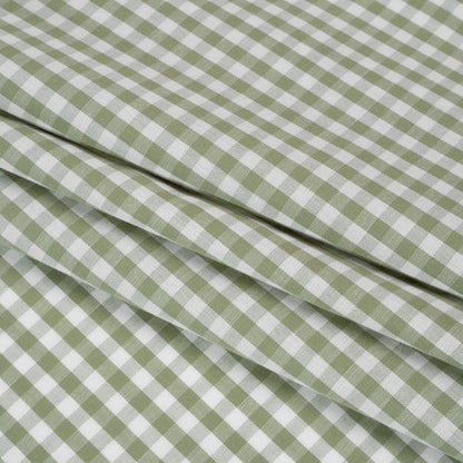 Cotton Gingham 0.25" - Sage - Londrina Collection Folded