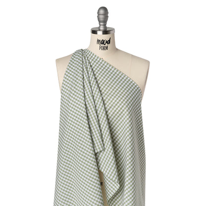 Cotton Gingham 0.25" - Sage - Londrina Collection Drape