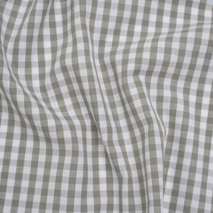 Cotton Gingham 0.25" - Gray - Londrina Collection