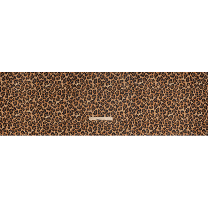 Cotton Voile Print Made in Italy - Tan and Brown Cheetah Spots - Deadstock