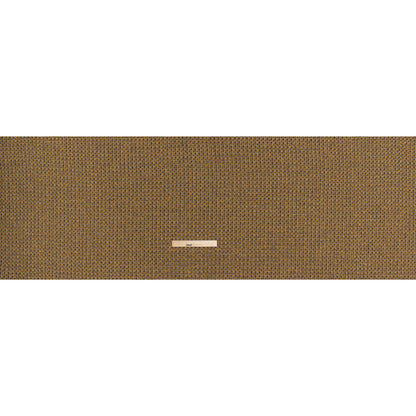 Metallic Tweedy Wool Blend Boucle Woven Made in Italy - Mustard Yellow, Brown and Gold