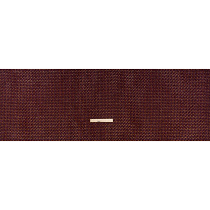 Wool Blend Tweed Twill Made in Italy - Purple, Red and Tan Checks
