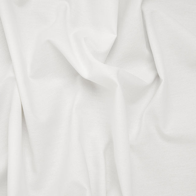 Cotton Oxford Shirting - Off White - Deadstock