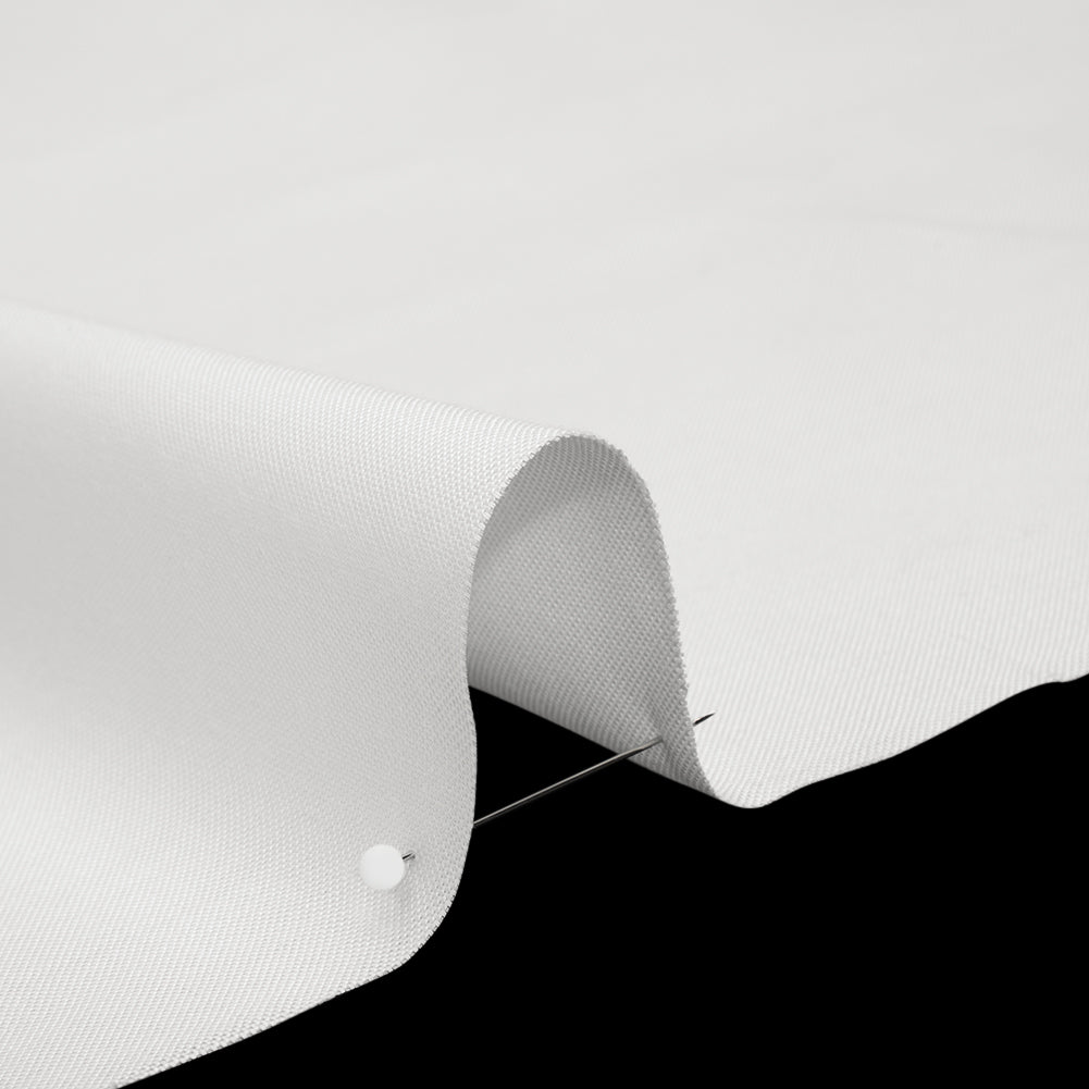 Cotton Oxford Shirting - Soft White - Deadstock Detail