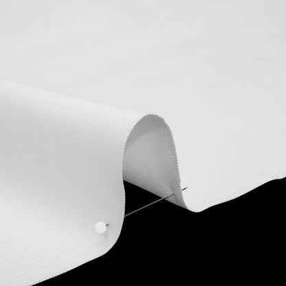 Cotton Oxford Shirting - Soft White - Deadstock Detail