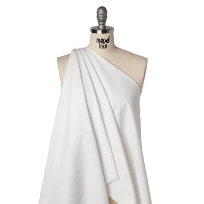Cotton Oxford Shirting - Soft White - Deadstock Drape