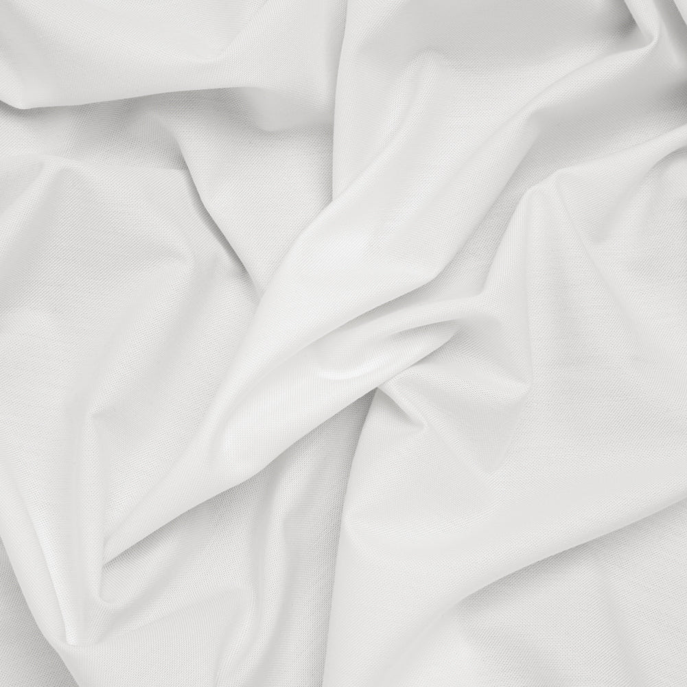 Cotton Oxford Shirting - Soft White - Deadstock