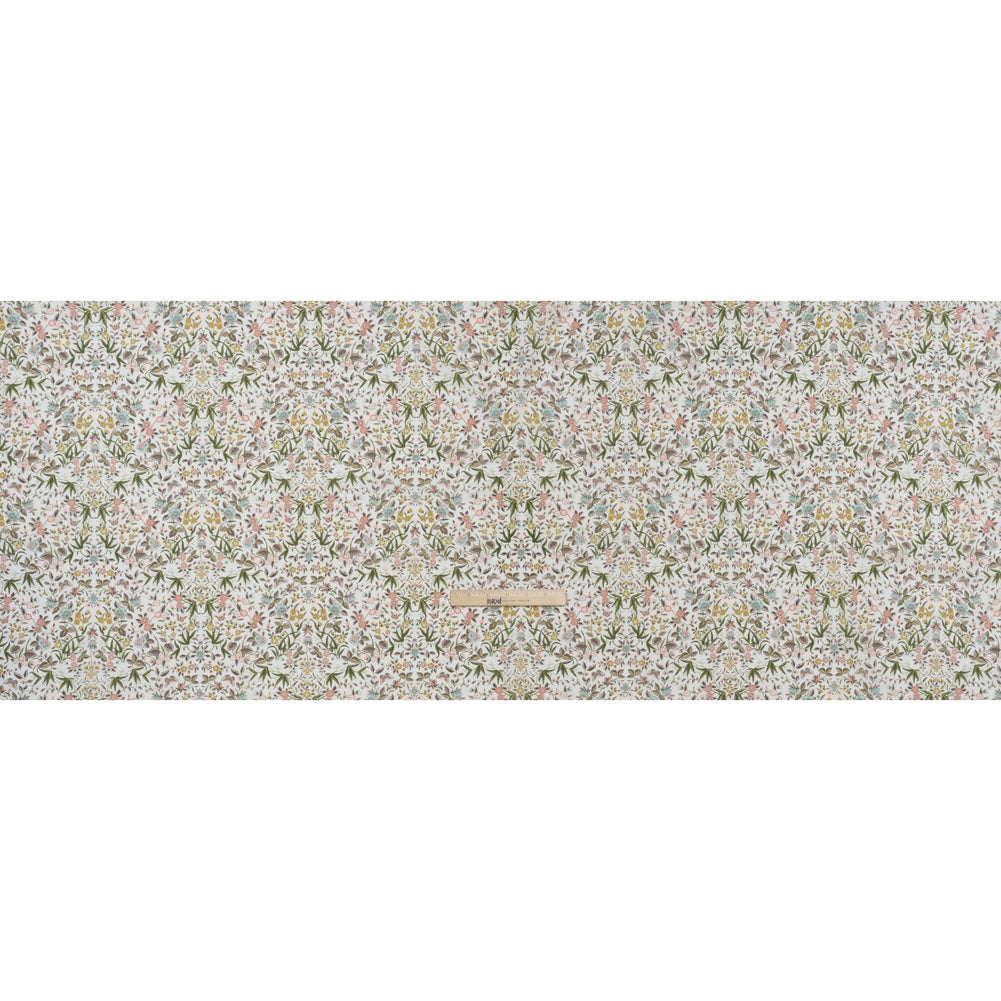 Liberty Fabrics Tana Lawn® - Tapestry Multi Pastel - Light Pink, Green and Yellow Floral and Butterflies - Full - Image 5 of 6