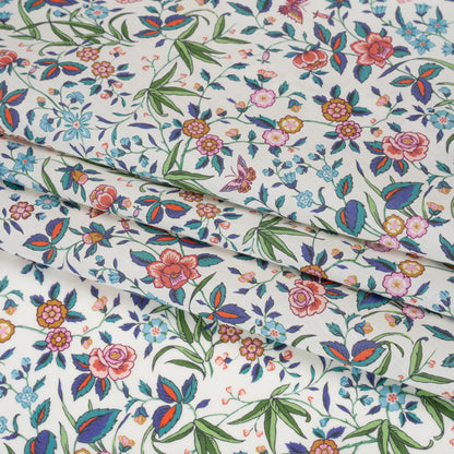 Liberty Fabrics Tana Lawn® - Tapestry Multi Bright - Pink, Green and Blue Floral and Butterflies