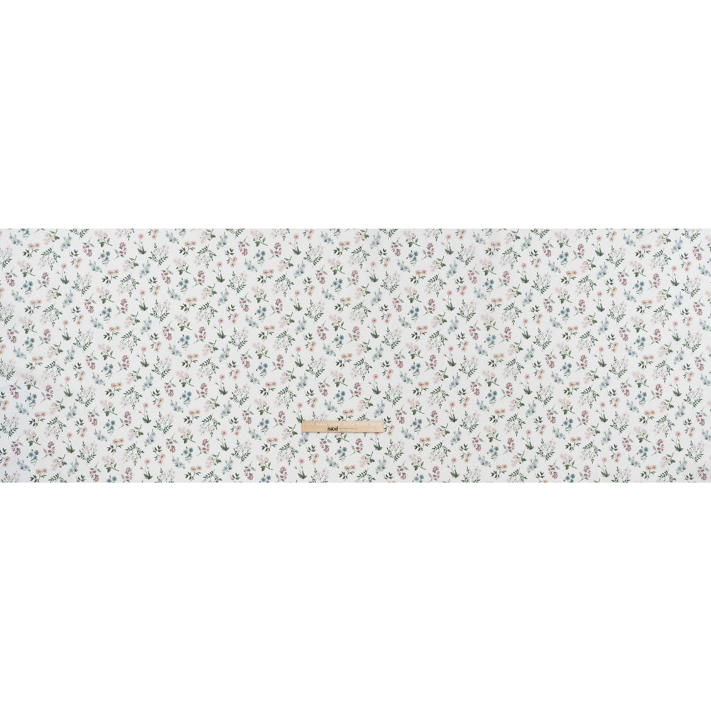 Liberty Fabrics Tana Lawn® - Annie Light Pink - Pink, White and Green Scattered Wildflowers - Full - Image 5 of 6
